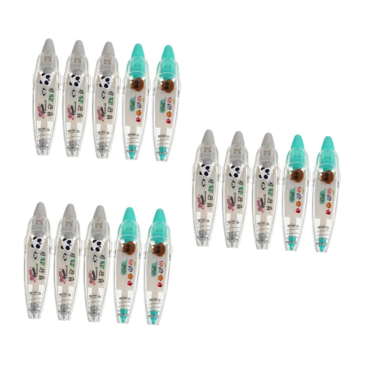 15pezzi Correttivo Decorativo Correttori Per Scrapbooking e Scuola Colori Random