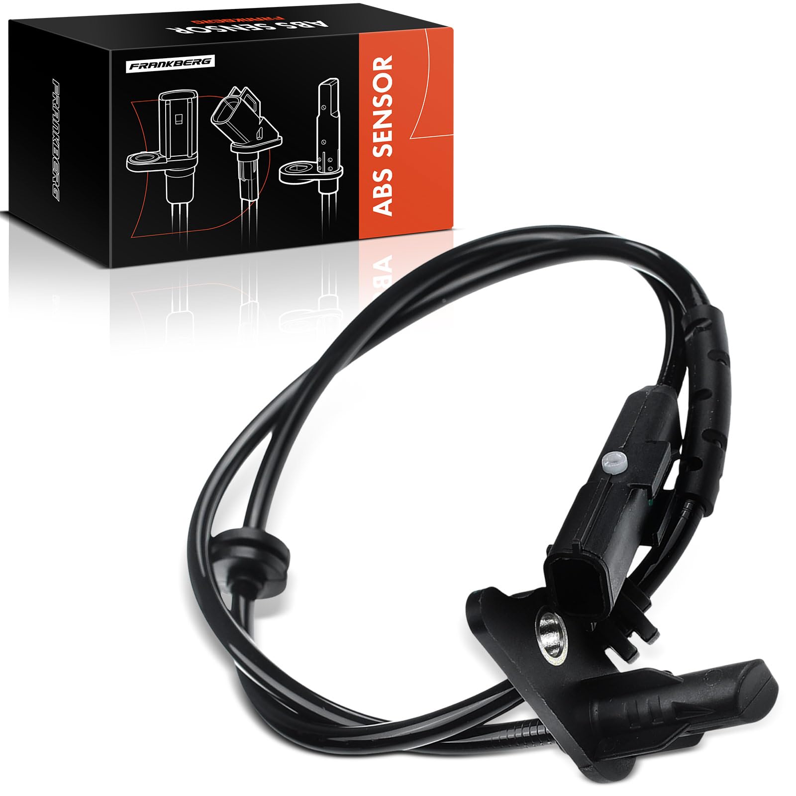 Frankberg Capteur ABS avec câble, 2 broches, essieu arrière droit | 479006210R; Compatible avec: Capture I J5, Clio IV BH, Clio IV Box/Hatchback BH, Clio IV Grandtour KH, Zoé BFM