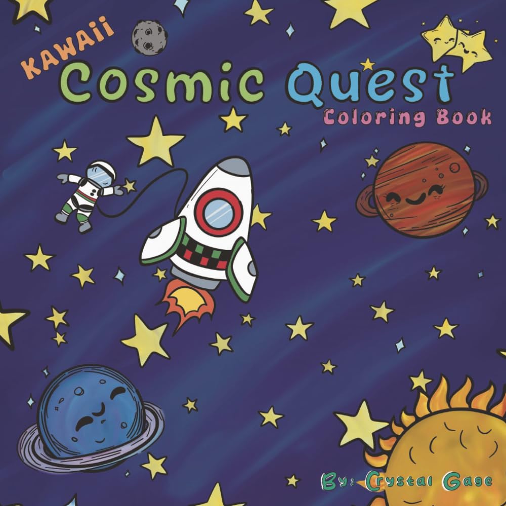 Kawaii Cosmic Quest (Kawaii Adventures Coloring Collection)