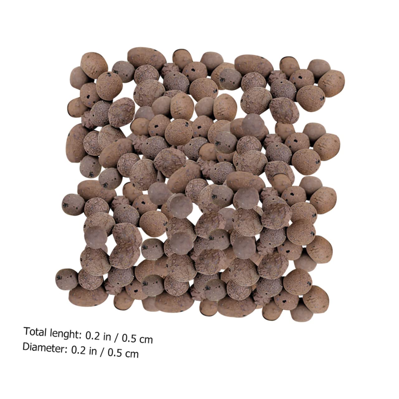 Toddmomy Ceramsite Traspirante Per Giardinaggio, Ciottoli Di Argilla Drenanti Per Piante, Confezione Da 1 Kg, Fondo Assorbente Acqua Per Vaso, Decorazione Naturale Per Acquari e Giardini