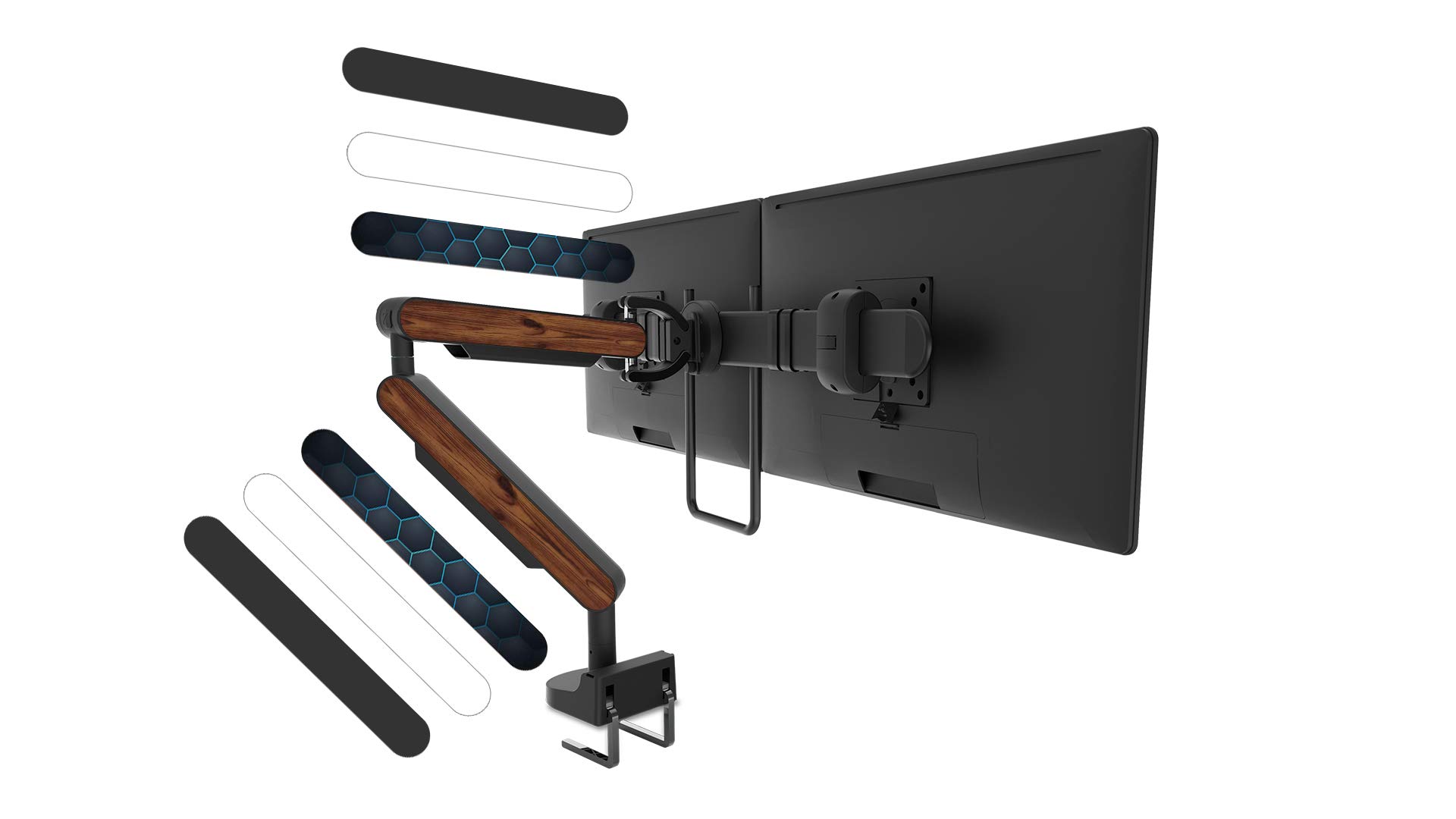 Buy ZGX Premium Desk ed Dual Monitor Stand (Fits Two Monitors Up to 27