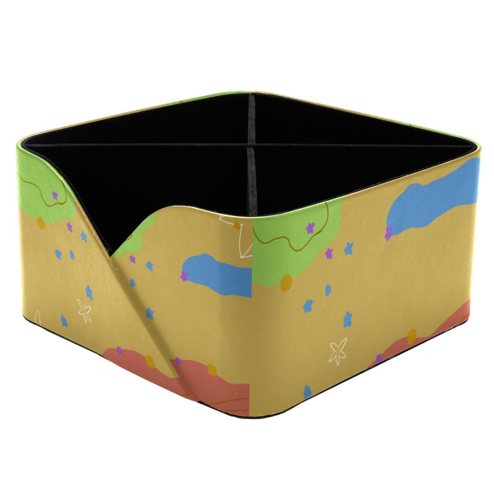 Organiseur de bureau rectangulaire et boîte de rangement polyvalente
