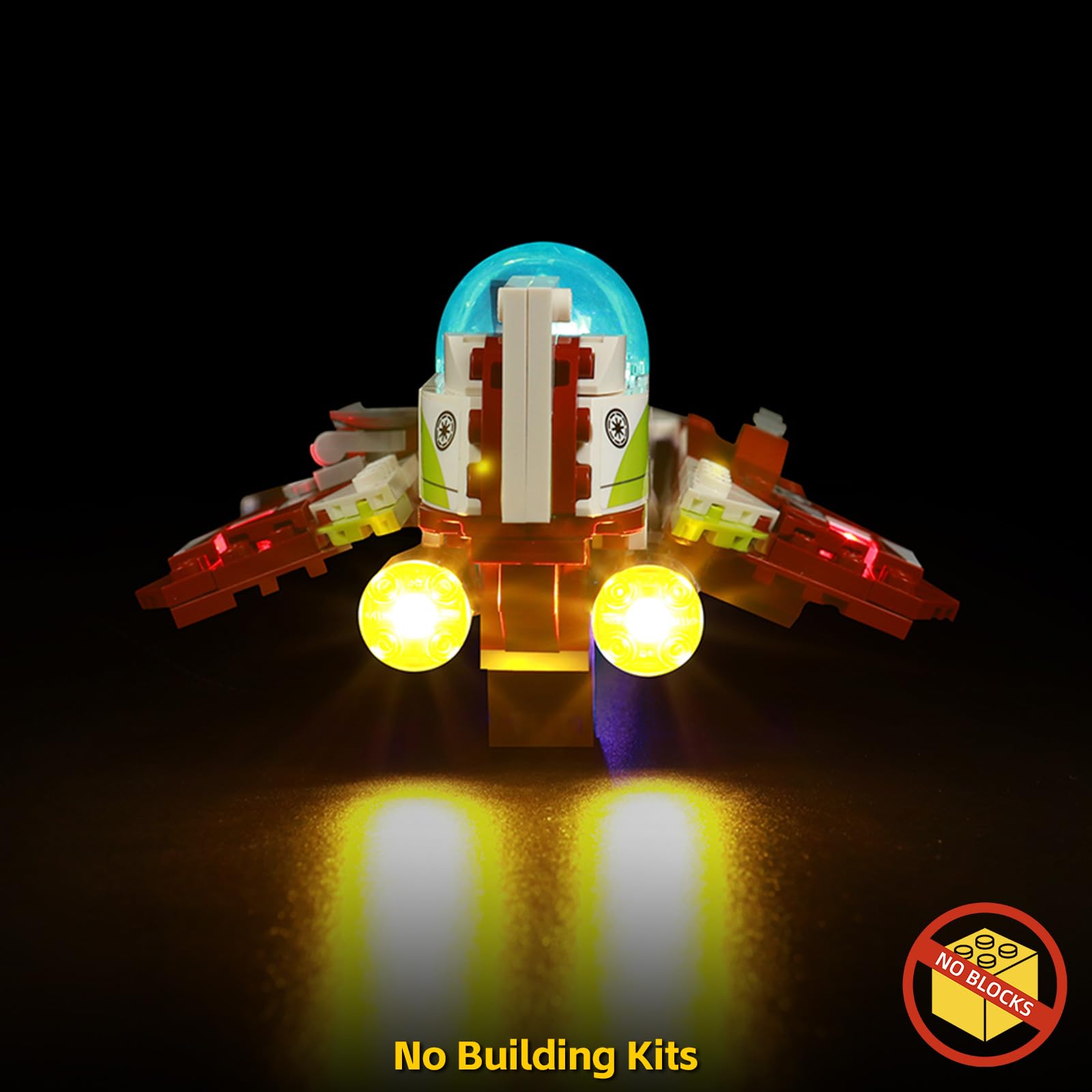 Led Light Set Compatible with Lego 75333 OBI-Wan Kenobi’s Jedi Starfighter (No Model) - Image 4