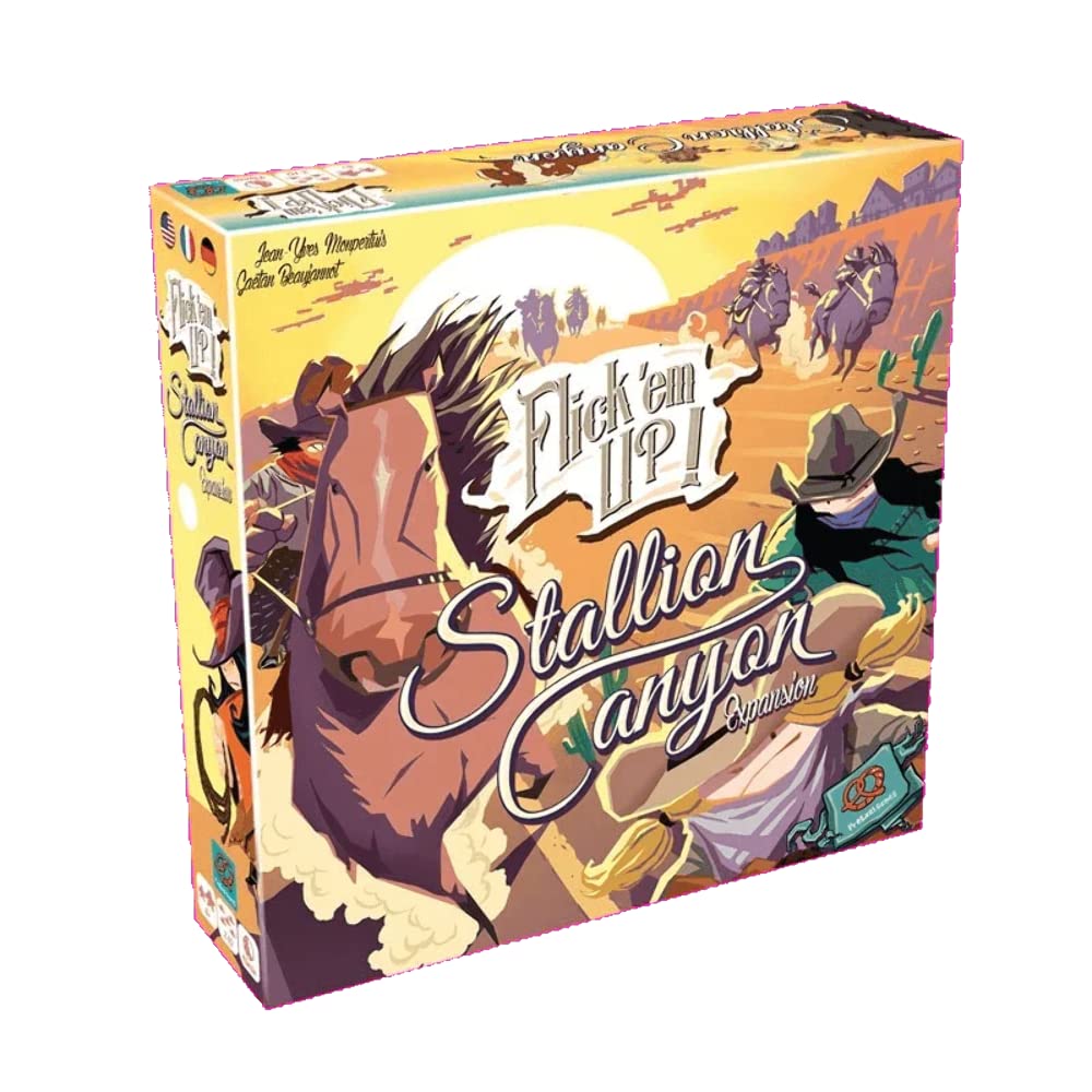 Asmodee Pretzel Games | Flick'em Up! - Extension Stallion Canyon | Jeu de société | À partir de 8 Ans | 2 à 10 Joueurs | 45 Minutes