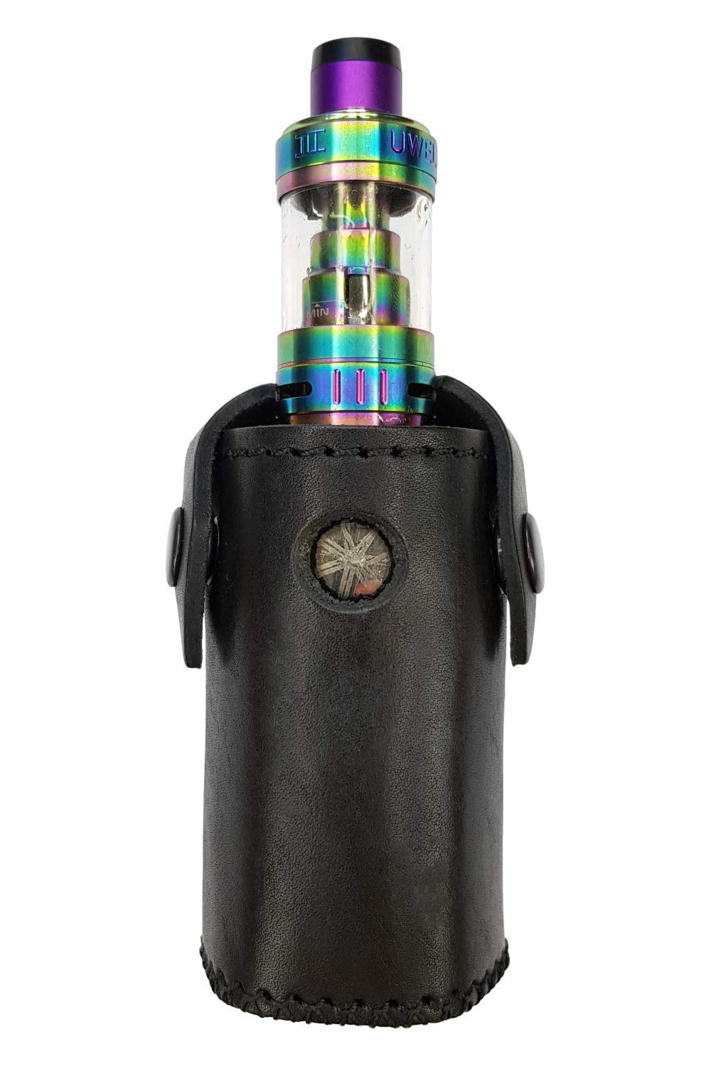 VlaMiTexi4 Leather Vape Belt Case for Asmodus Minikin v2 Black