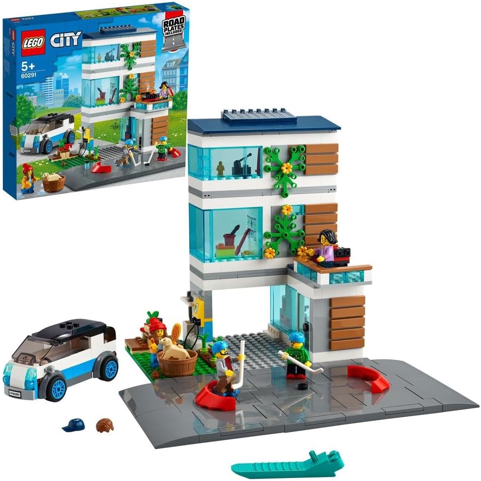 City Modern Family House 60291 Building Kit (388 Pieces)