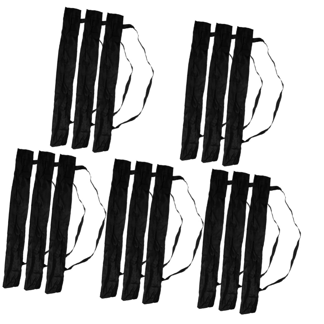 YARNOW 15piezas Bolsa De Almacenamiento De Paraguas Correas Para Hombro De Color Negro Para Paraguas Para Uso Externo