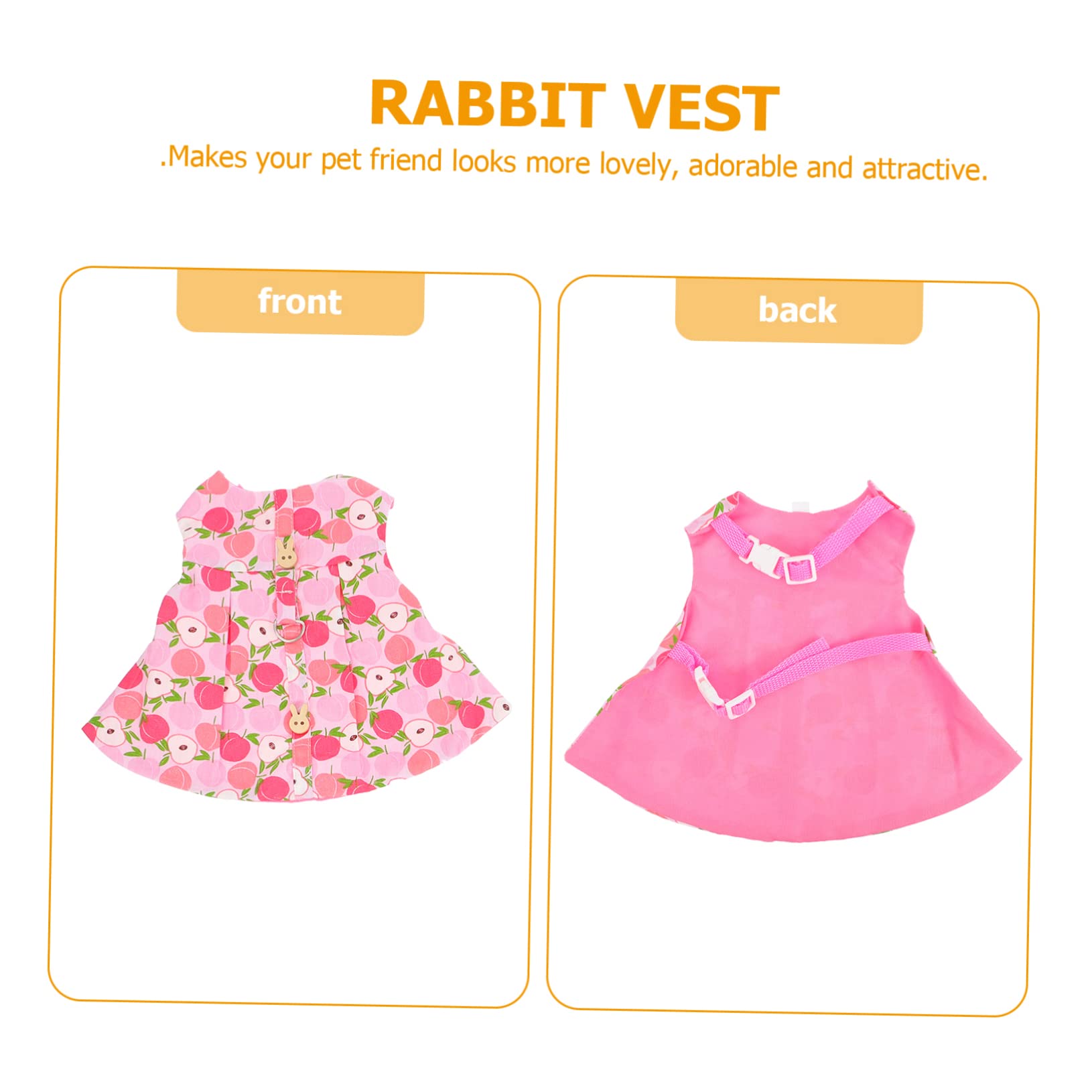 Yardwe 9 Set Vestiti Di Coniglio Guinzaglio Di Cavia Fascia Toracica Da Viaggio Guinzaglio Per Coniglietto Imbracatura Per Criceti All'aperto Vestito Da Coniglio Domestico Furetto Stoffa