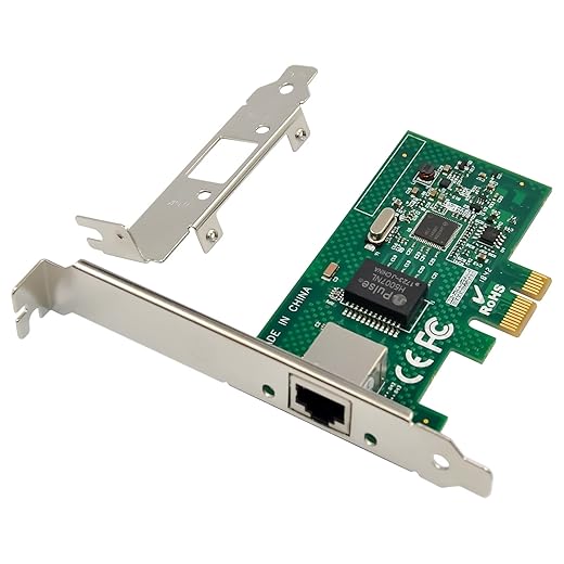 PCIe Gigabit Network Card 1000M PCI Express Ethernet Adapter with Intel I210AT LAN NIC Card for Support PXE for Windows/Windows Server/Linux(Lightning Protection Design) (ST729)