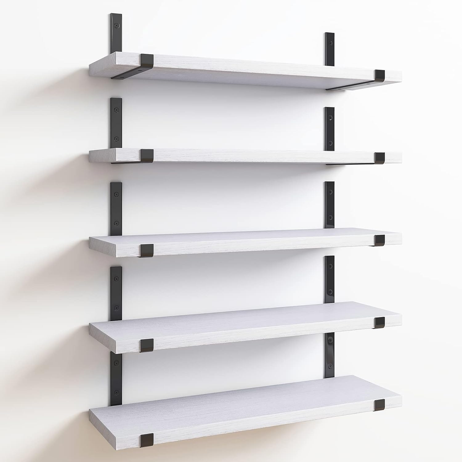 Fixwal Floating Shelves, Width 4.7 Inches Wall Shelves Set