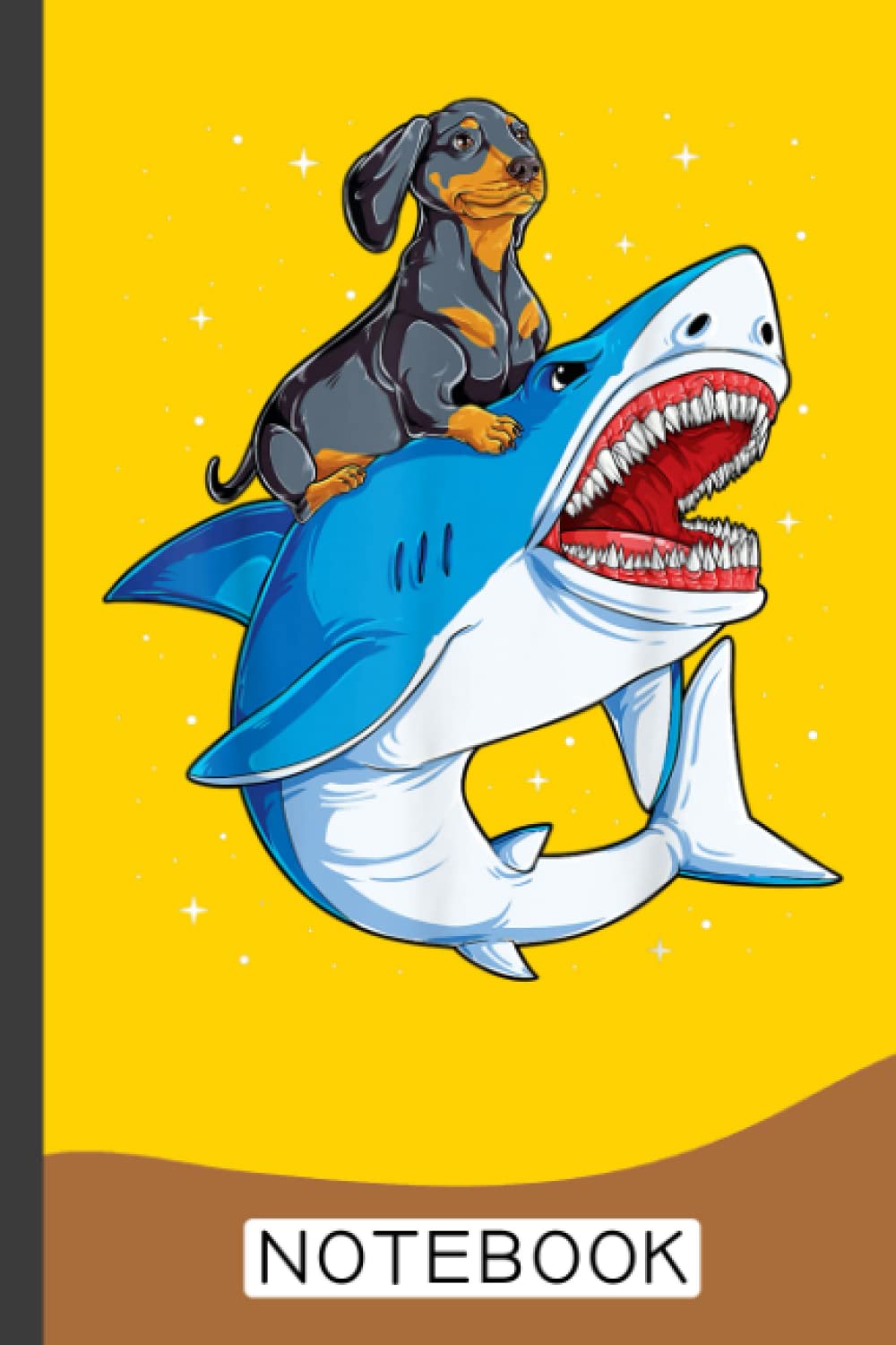 Dachshund Shark Notebook: Dog Dogs Dachshund | Notebook to Write In for Notes, To Do Lists, Notepad, Journal (6x9 inch | lined paper | 120 Pages)