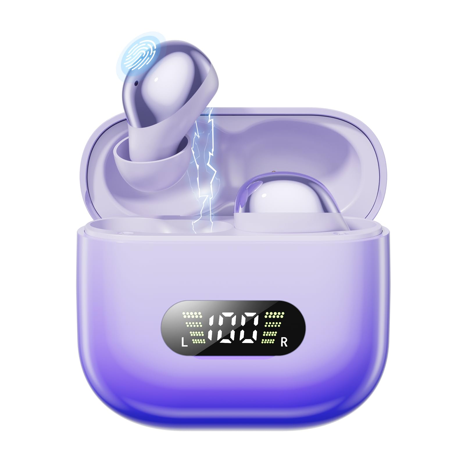 Noise Cancelling Sleep Earbuds for Side Sleepers Purple