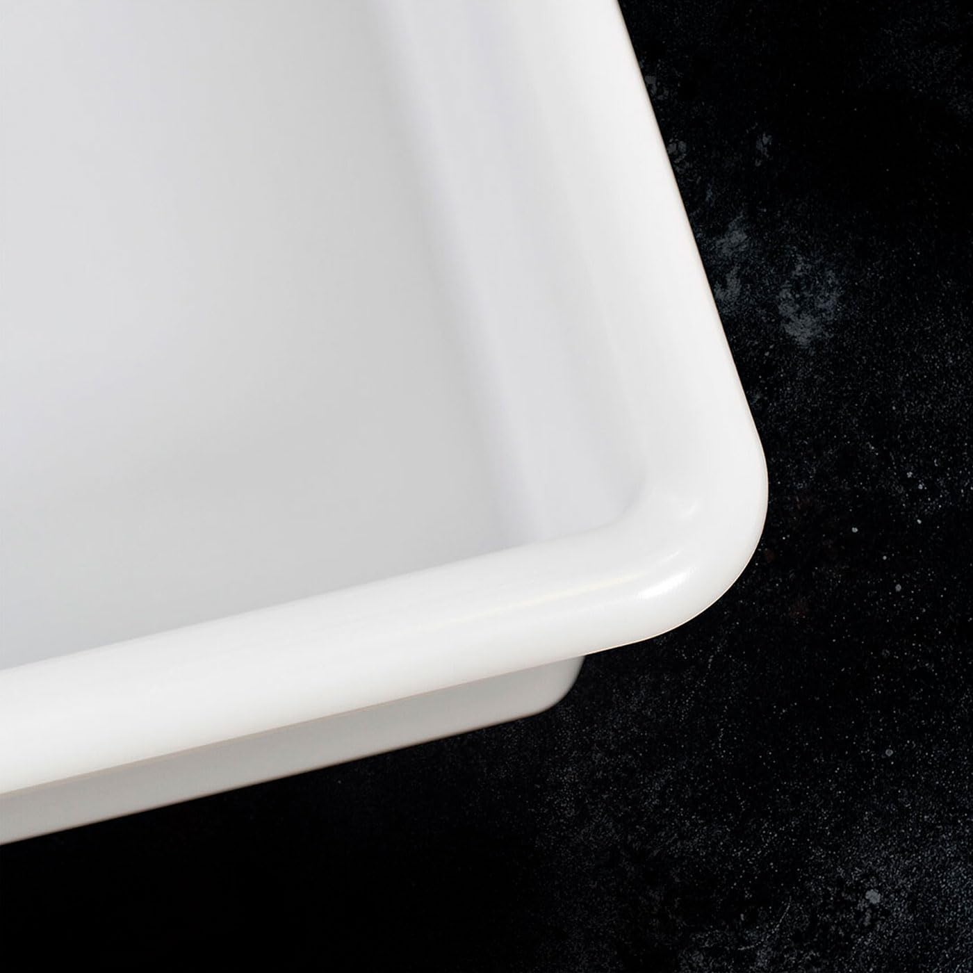 Tradineur - Pack de 6 bandejas frigoríficas de Almacenamiento con Tapa, N.º 6 - HG, plástico, Reutilizables, Guardar Alimentos, Fabricadas en España (Blanco - 10,7 litros - 48,5 x 36,8 x 8,5 cm)