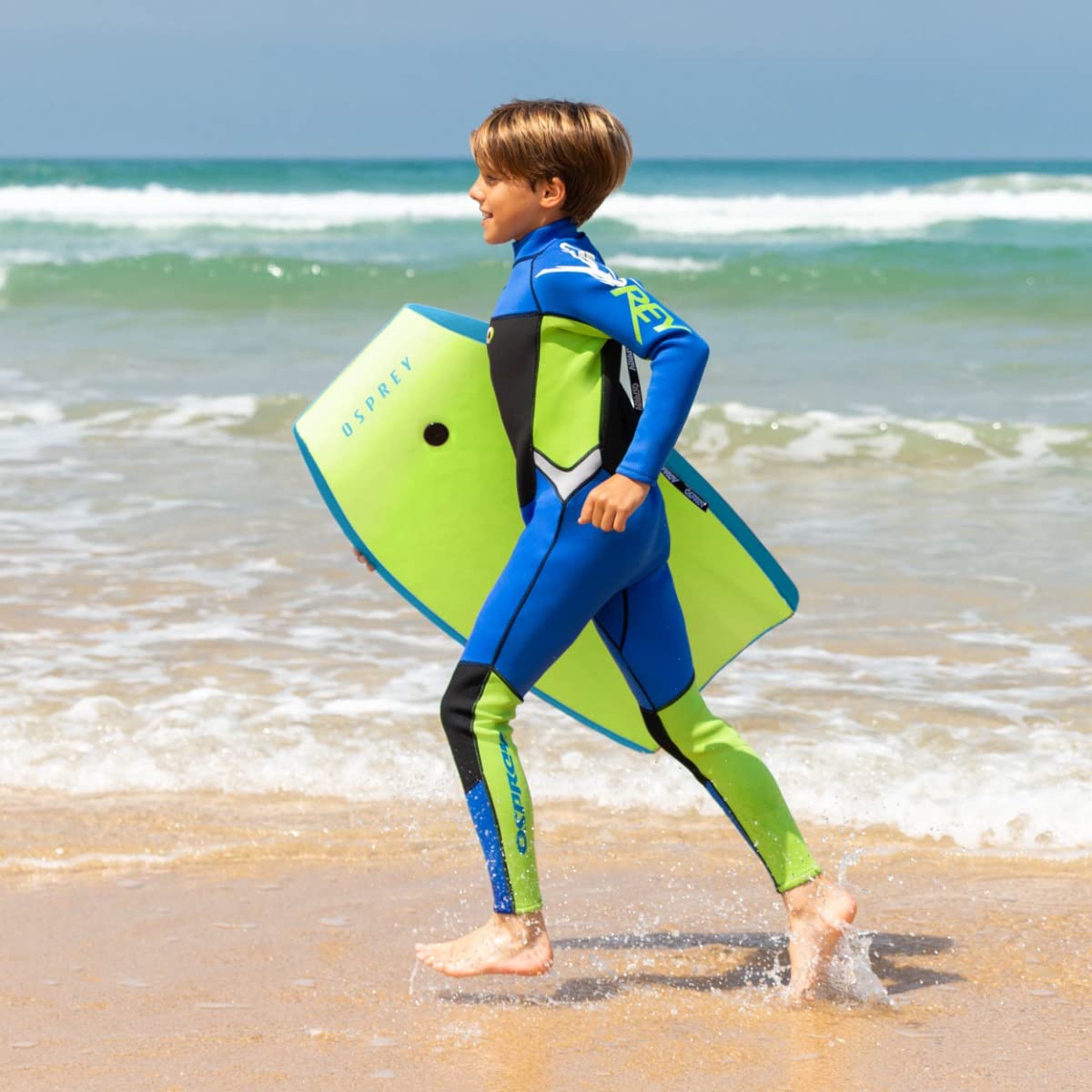 Bodyboard Osprey Interceptor 33'' - Con Guinzaglio, Per Bambini E Adulti, Per Surf E Onde - Foto 4