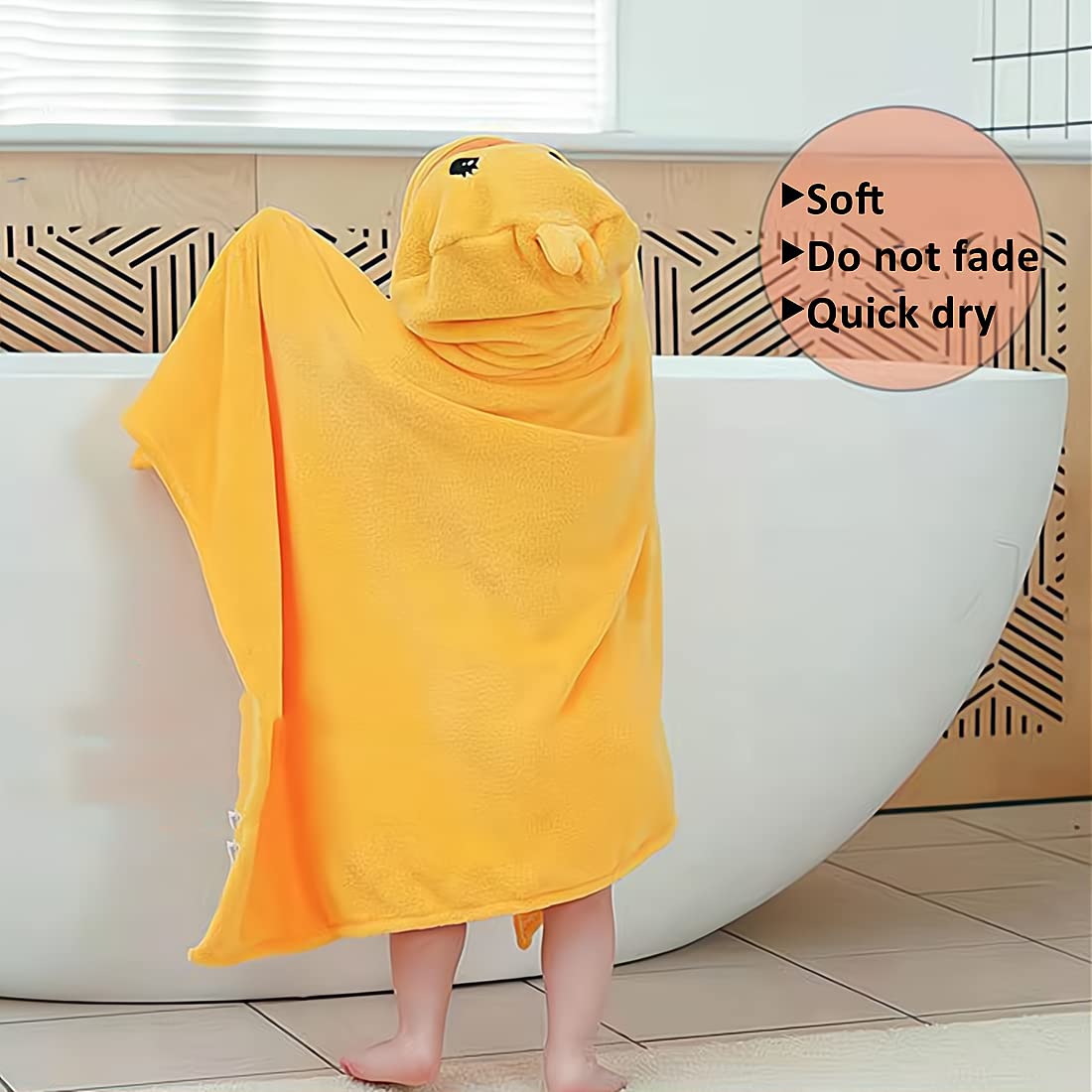 Amazon.com: BEENIFIC Hooded Baby Towels,Soft Toddler Bath Towel 
