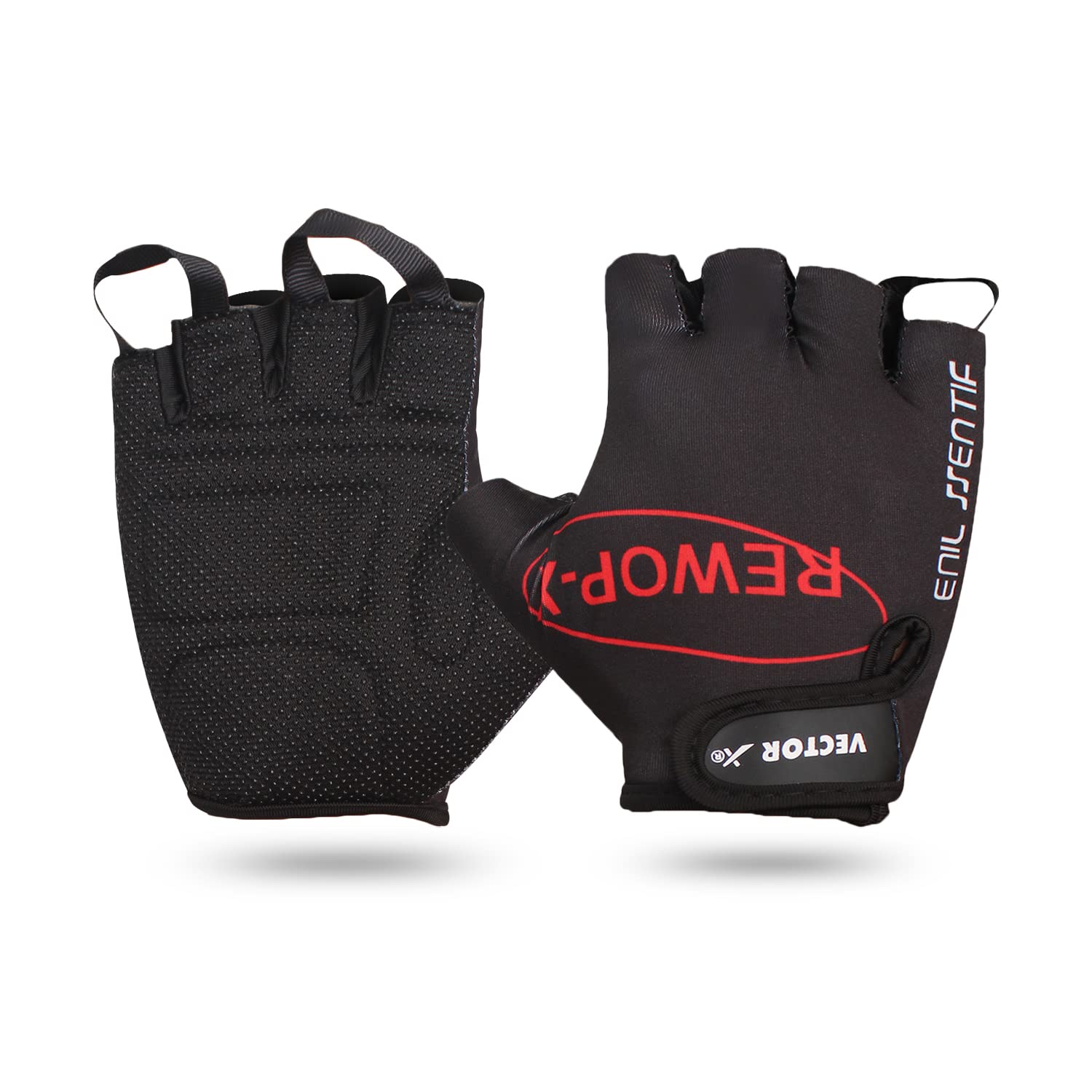 Vector X Gym Fitness Fingerless Gloves for Riding, Cycling, Football Vx 300 (Black) (XL) (B00YH8SE6S) Amazon Price History, Amazon Price Tracker