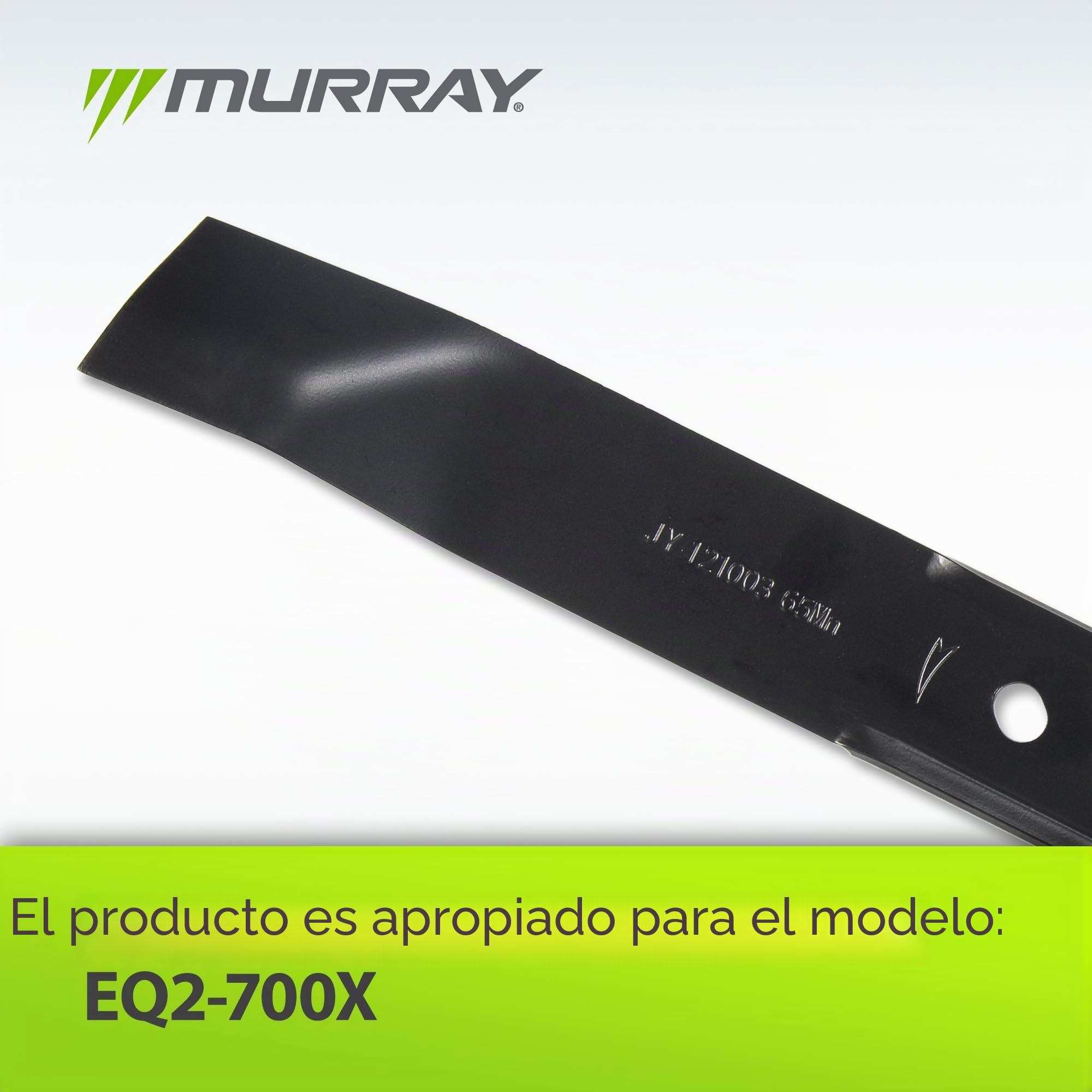 Murray Cuchilla de Repuesto para Cortacésped "M-000B22" para Cortacéspedes de Gasolina EQ2-700X - Cuchilla de Cortacésped con 56 cm de Ancho de Corte
