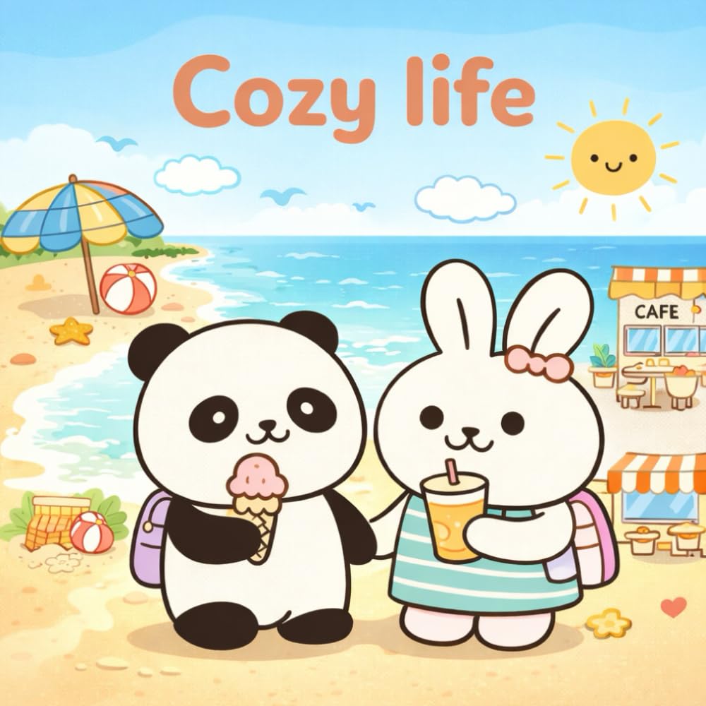 Moments cosy à colorier: Coloriages kawaii pour se détendre, créer et partager des instants de douceur