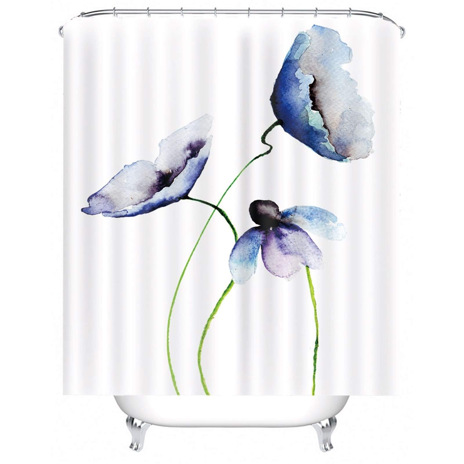 Rideau douche Stitch anti-éclaboussures pour meuble salle de bain et camping car 180x180