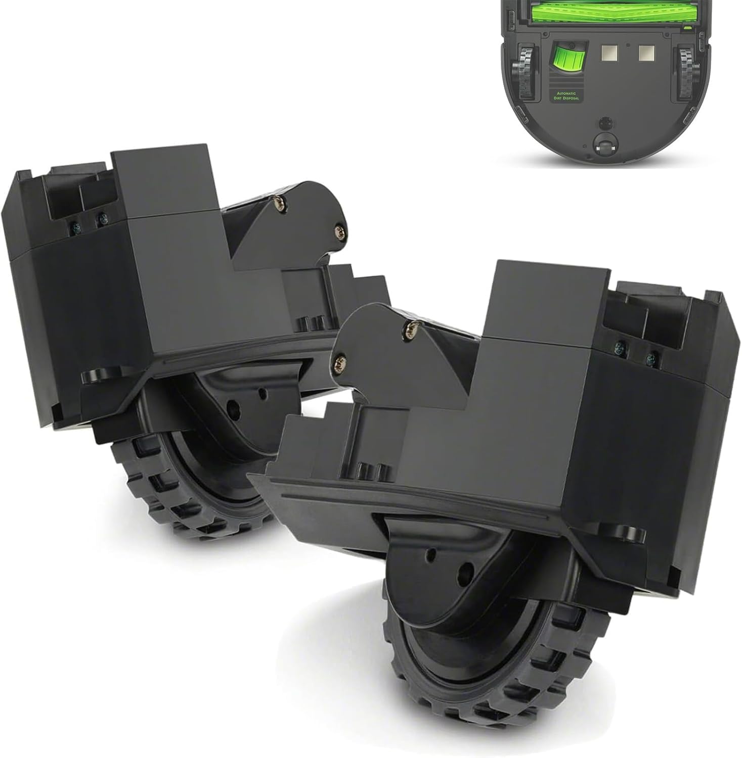 Left & Right Drive Wheel Module Replacement Compatible with IRobot Roomba S9 (9150) S9+ S9Plus (9550) Vacuum Cleaner Replacement Parts Accessories (Left & Right)