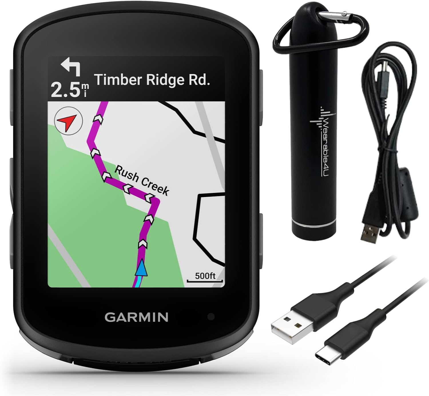 Garmin Edge 540 GPS Cycling Computer, Button Controls, Advanced Navigation with E-Bank Bundle