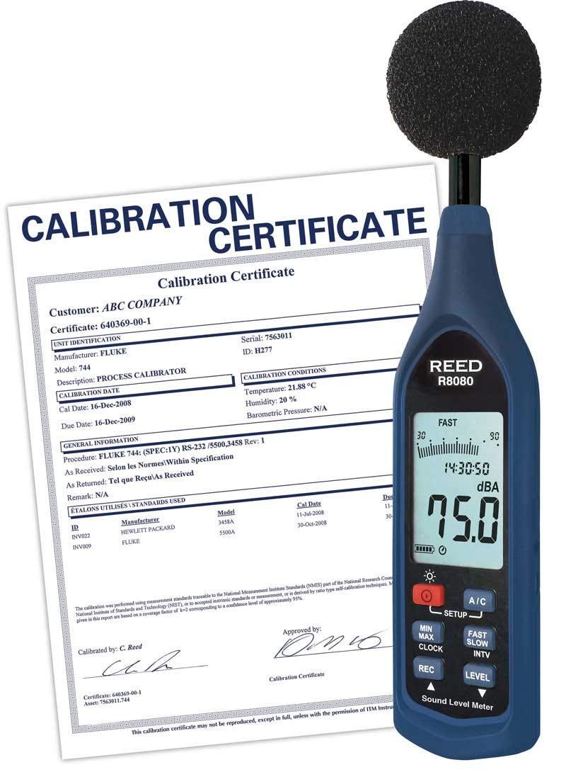 Buy REED Instruments R8080 Sound Level Meter, Datalogger with Bargraph