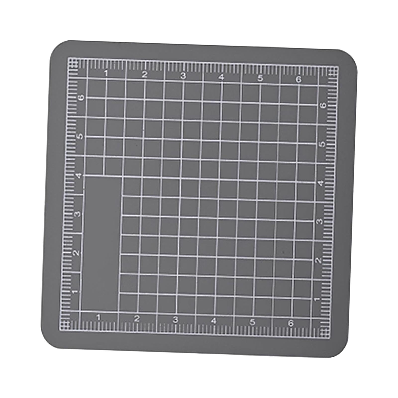 JunZheHub Masking Tape Cutting Mat 2 in 1 3.15 Inch Craft Cutting Board, Double-Sided for Sewing Stencils, Crafts, DIY Art Works, gray