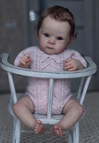 Anano Muñeco de elfo Reborn de la vida real, de 17 pulgadas, muñecas de bebé de hadas realistas que parecen elfos reales, mini elfo de silicona,