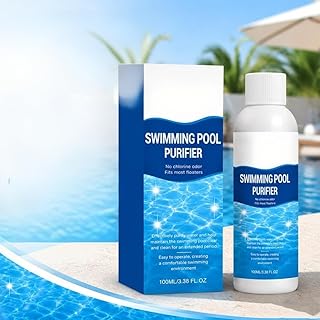 Purificador de piscina, líquido purificador de agua Pro Pool, mantiene el agua cristalina y elimina la nubosidad, clarificador de agua de piscina para piscinas enterradas y piscinas sobre el suelo