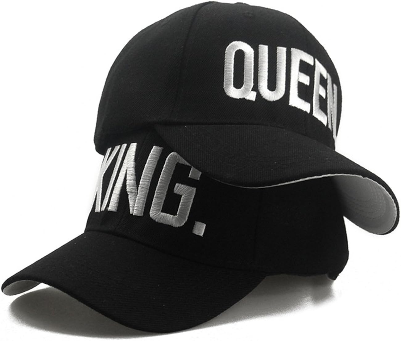 King Queen Sombreros Coincidencia Snapbacks Hip Hop Sombreros Parejas El Snapback Tapas Ajustable