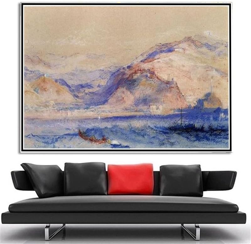 Miniatura 2 de Pintura por números para adultos Genda Pintura por Joseph Mallord William Turner Kit de pintura por números sobre lienzo para principiantes