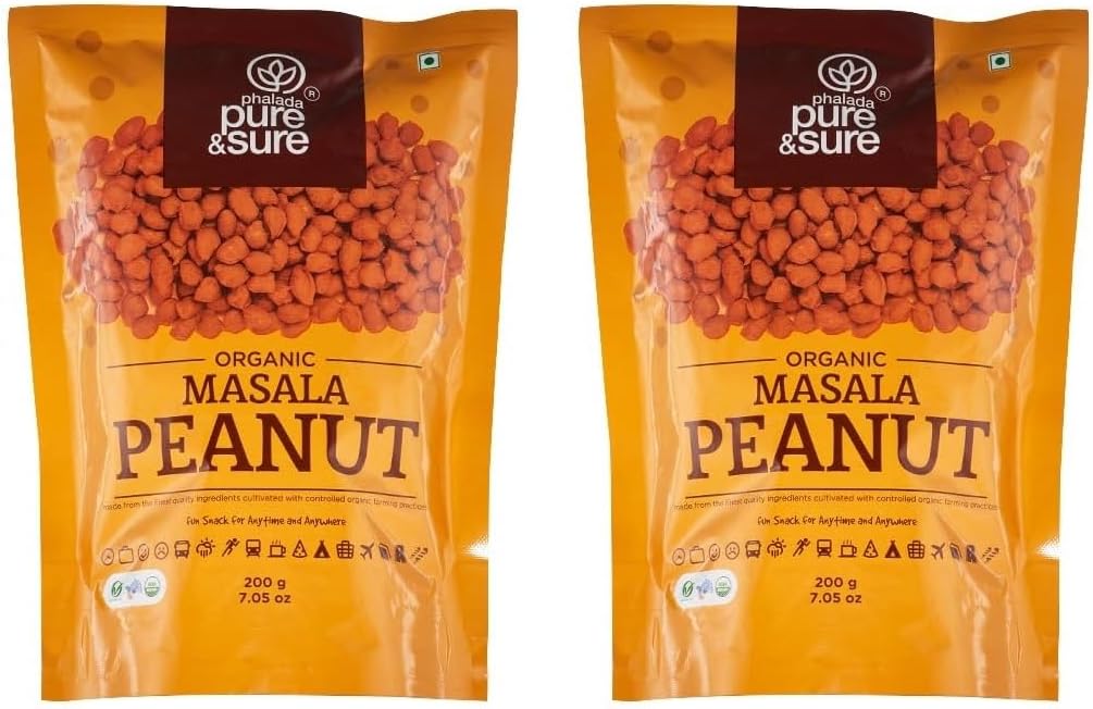 Pure & Sure Organic Peanut Masala 200Gms x Pack of 2
