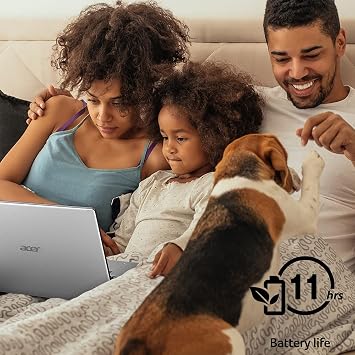 acer Aspire 5 A515-45-R74Z Slim Laptop | 15.6 Full HD IPS | AMD Ryzen 5 5500U Hexa-Core Mobile Processor | AMD Radeon Graphics | 8GB DDR4 | 256GB NVMe SSD | WiFi 6 | Backlit KB | Windows 11 Home