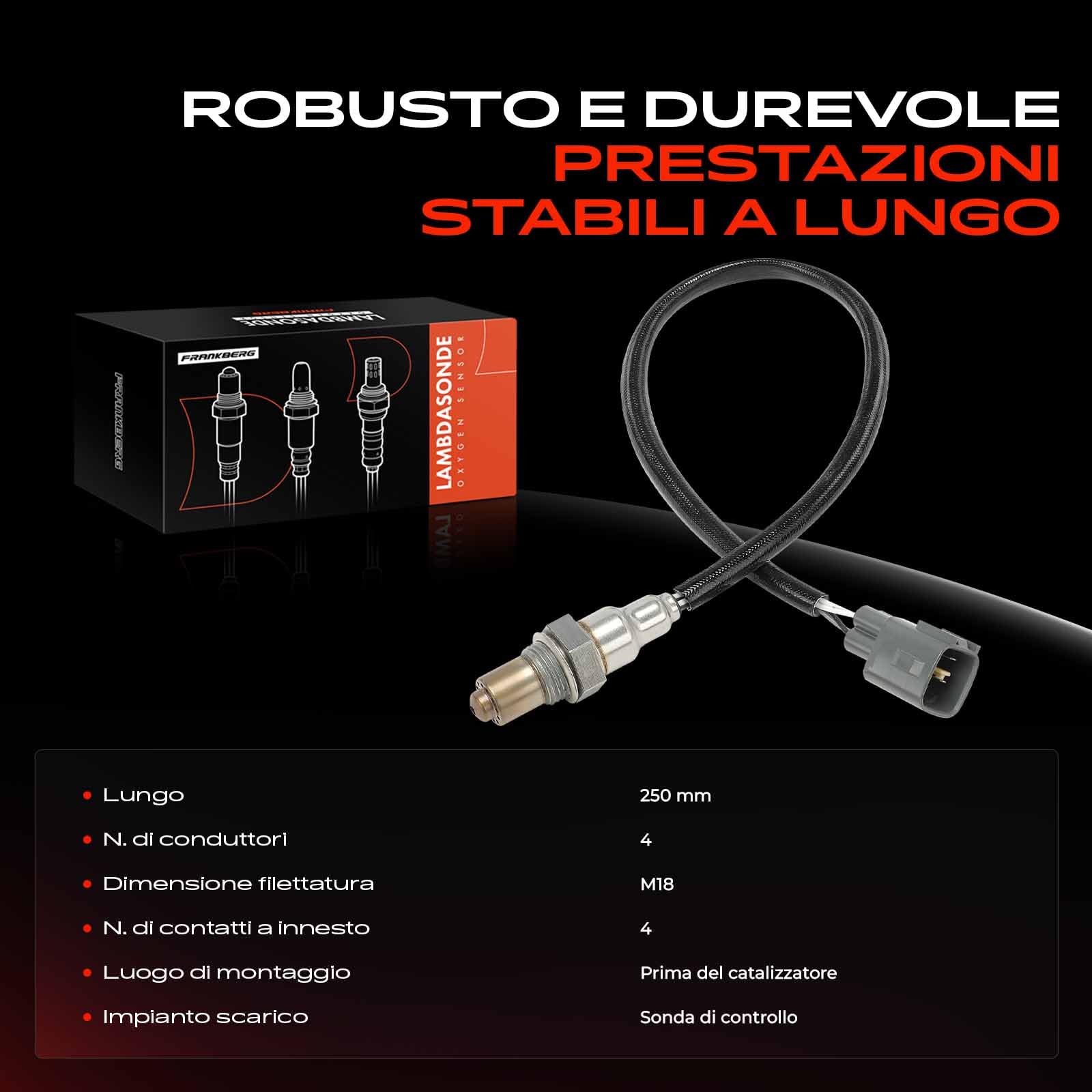 Frankberg Sonda di controllo 894650H030 | Compatibile con: Yaris Box/Hatchback P13, Aygo B4, Yaris P13, 108, C1 II PA PS