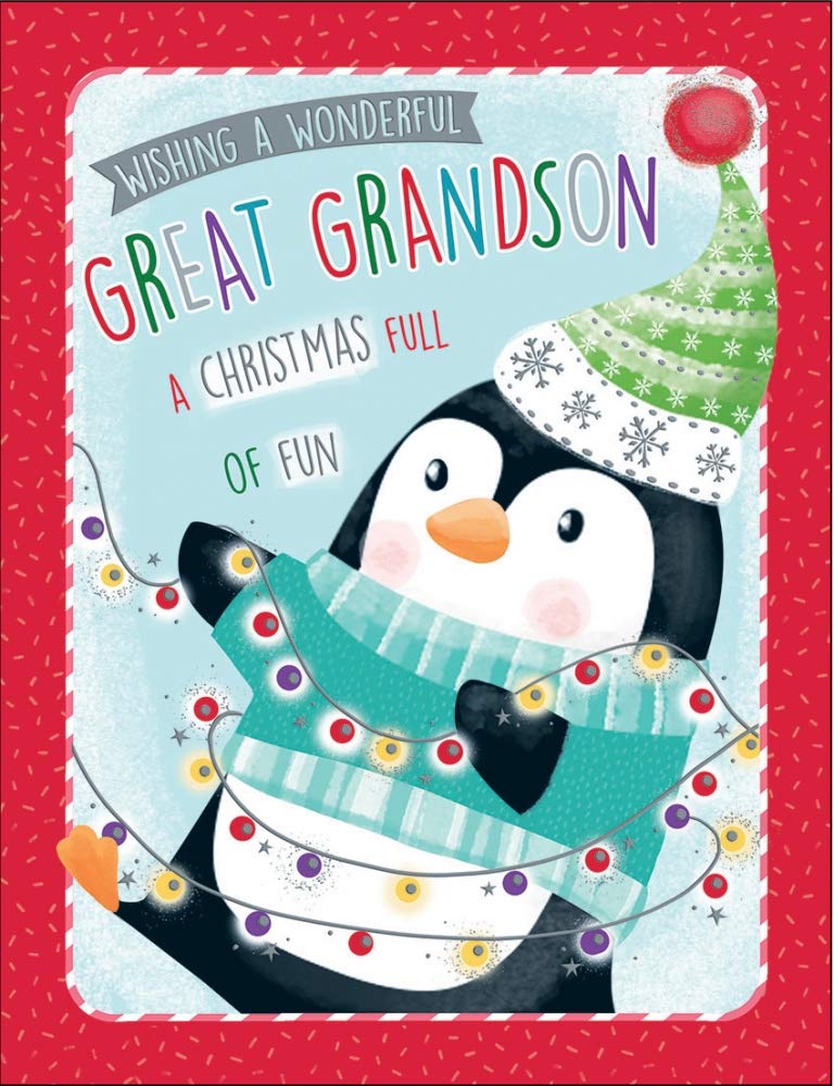 Piccadilly Greetings Traditional Christmas Card to All of You - 9 x 6 inches