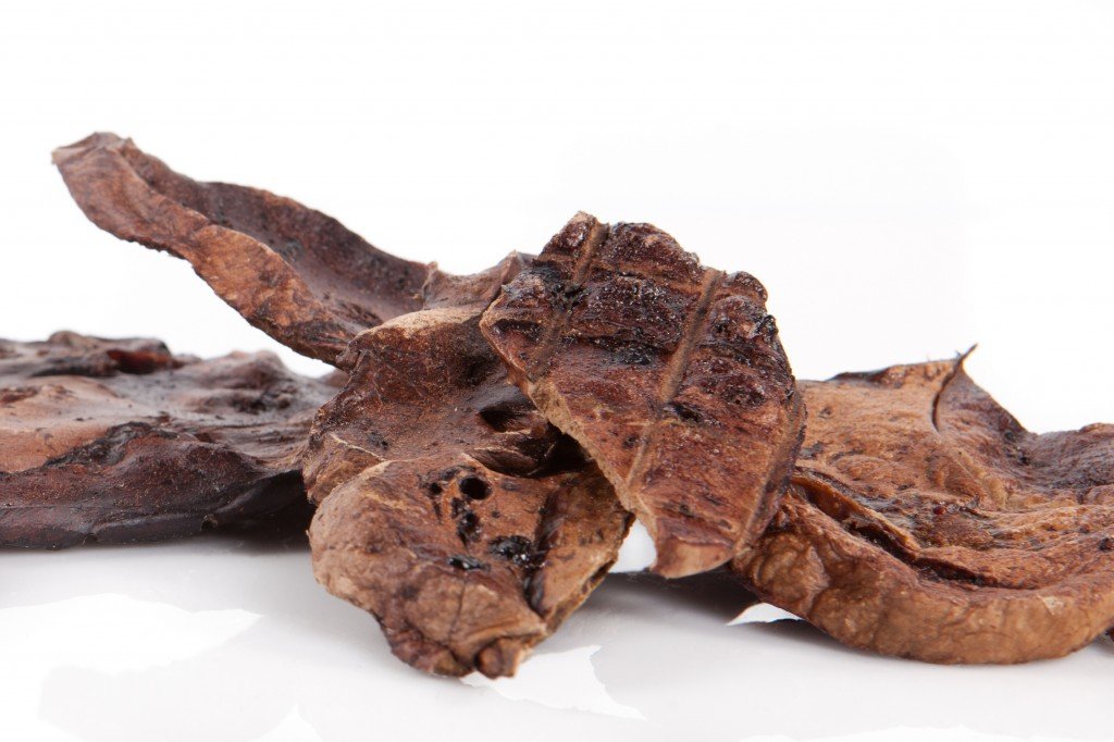 Lamb Munchies Sliced Lamb Lung Similar to Baa Baa Q Made in USA Flavor:Lamb Size:1 LB