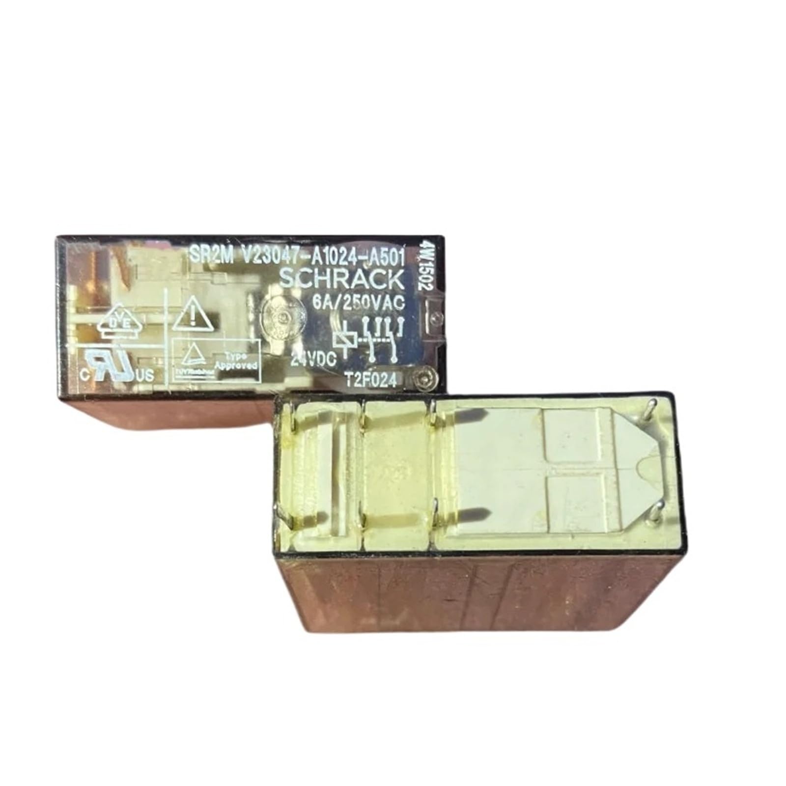 Relais SR2M V23047-A1024-A511 8A 6 broches pour circuit imprimé