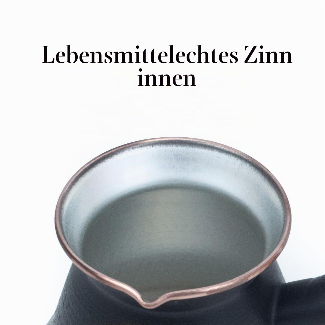Handgefertigte armenische Kaffeekanne, 600 ml, Kupfer, Jazva Ararat, Türkisch, Arabisch, Griechisch, Cezve Jezve, Ibrik, Türka, Jazve Maker, Holzgriff, 7 Tassen