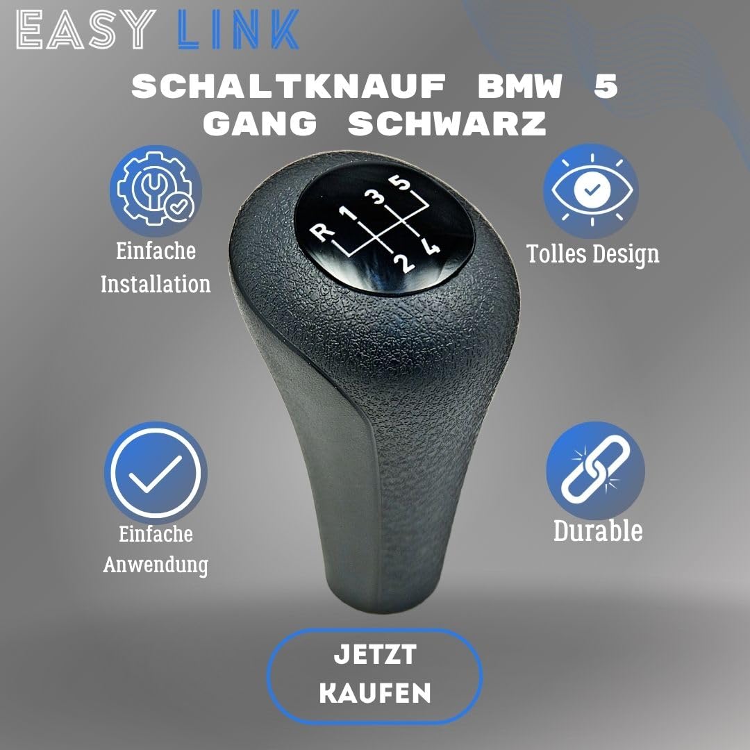 Pomello Leva Cambio Marce BMW Serie 5 E60 Dal 2003 > 2010 Manuale A 6 Velocita Gear Shift Knob 6930105 - Foto 11