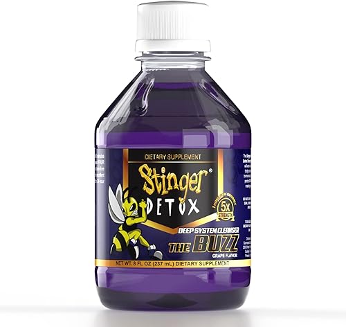 Miniatura 2 de Stinger Detox Buzz - Bebida extra fuerte 5X sabor a uva 8 onzas líquidas