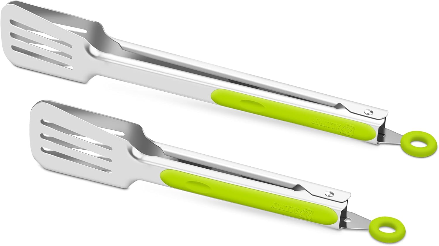 Premium 304 Stainless Steel Barbecue Turners, Heavy Duty Non-Stick BBQ Cooking Kitchen Tongs : Patio, Lawn & Garden