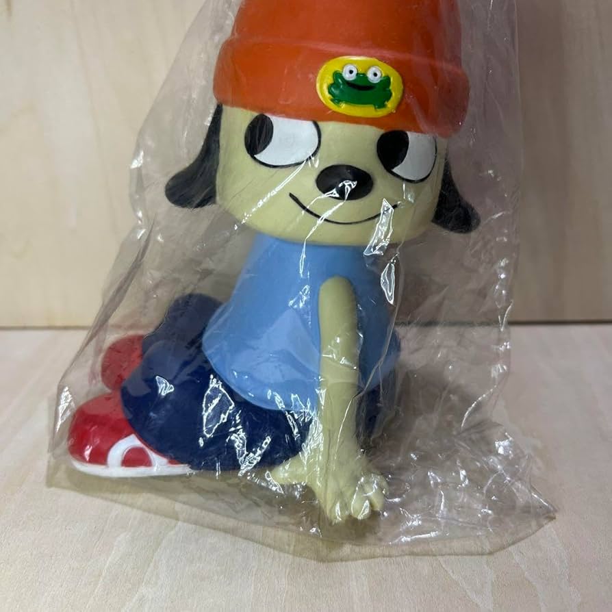パラッパラッパー スーパージャンボぬいぐるみ 貯金箱 2001年製 タグ付き パラッパラッパー スーパージャンボぬいぐるみ 貯金箱 2001年製