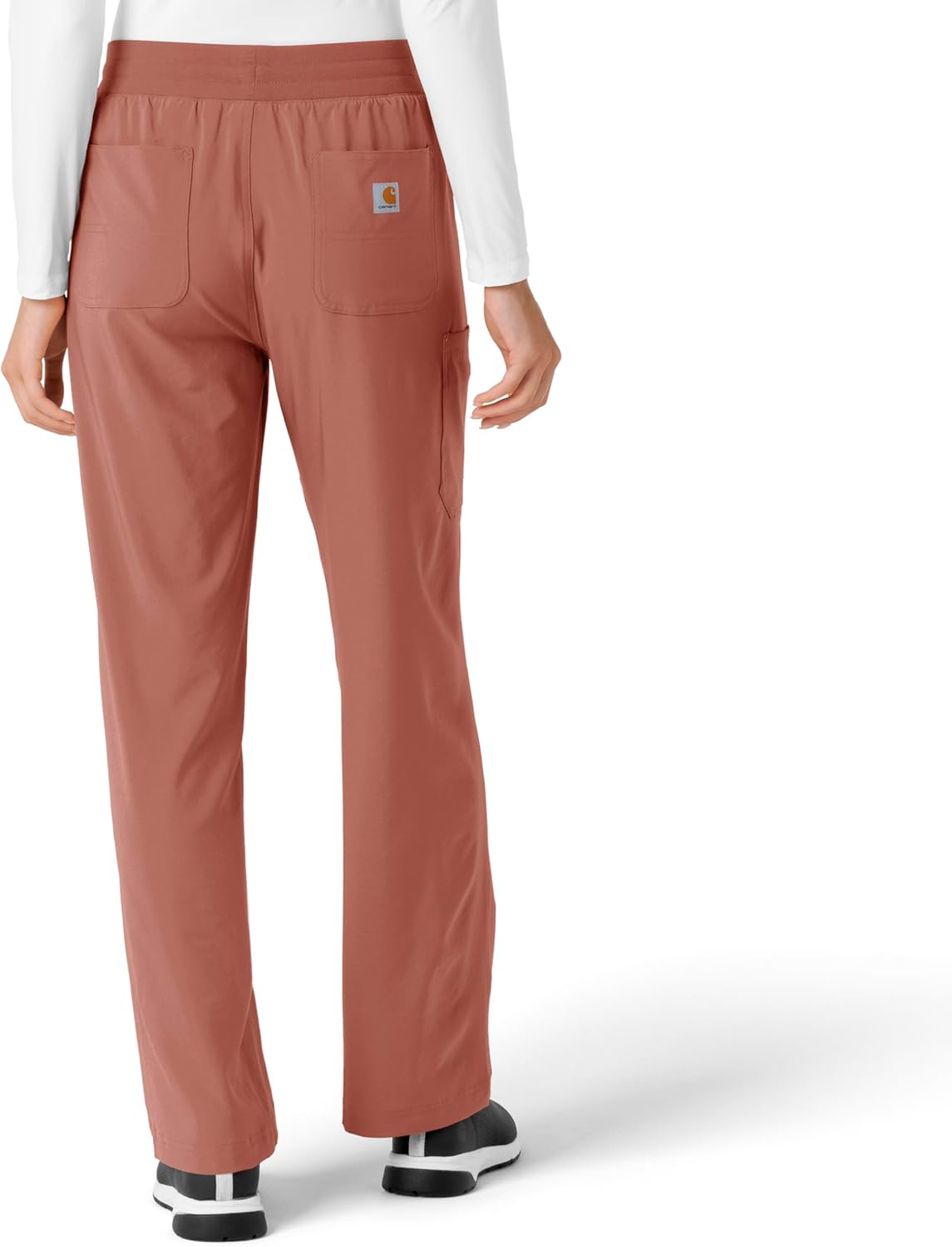 Carhartt Force Cross-Flex Women's Boot Cut Scrub Pant - Wildrose, XS Petite - Image 3