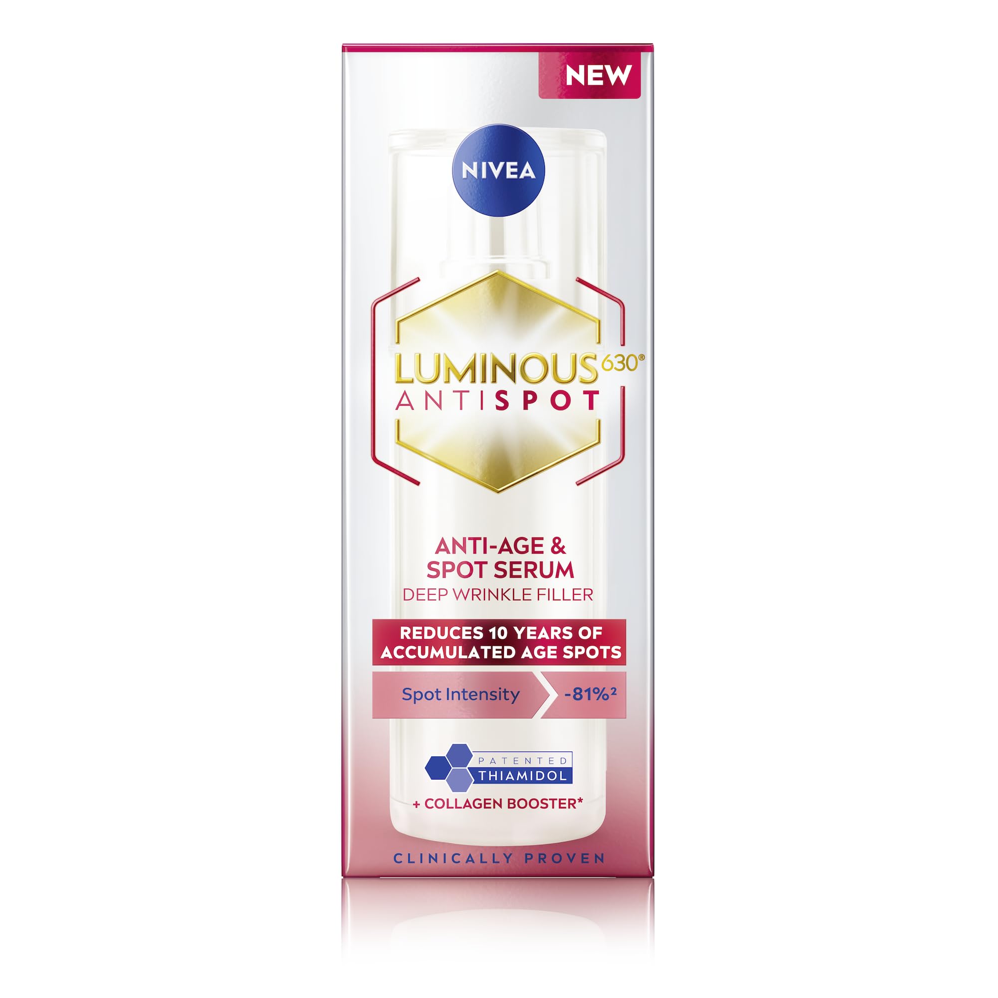 NIVEA Luminous 630 Spot Serum AA (Reduce And Lighten Deep Dark Spots At The Root In Just 2 Weeks, And Prevent Their Re Appearance) 30ml