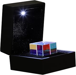 Anneome Cubo De Luz Cubo De Vidro Acrílico Prisma De Vidro Óptico Cubo De Vidro Óptico Ornamentos Transparentes Decoração De Janela Refrator Óptico Cubo De Prisma De Cristal Cubo Cmy