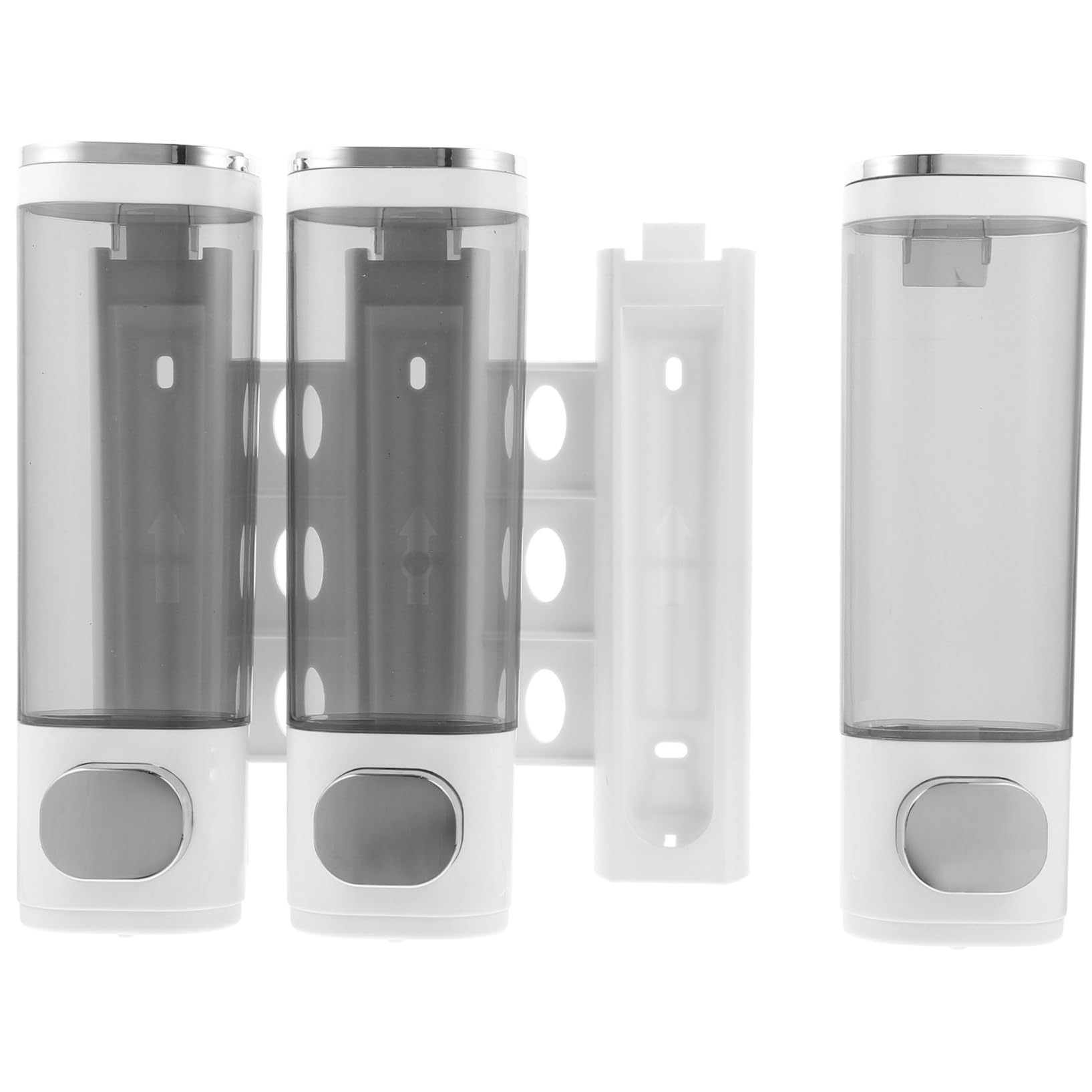 Dispensador de Jabón de Pared para Baño de 3 Cámaras Abs