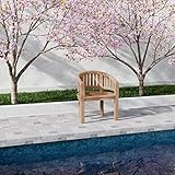 KMH®, Teak Gartensessel Banana (#102138) - 2