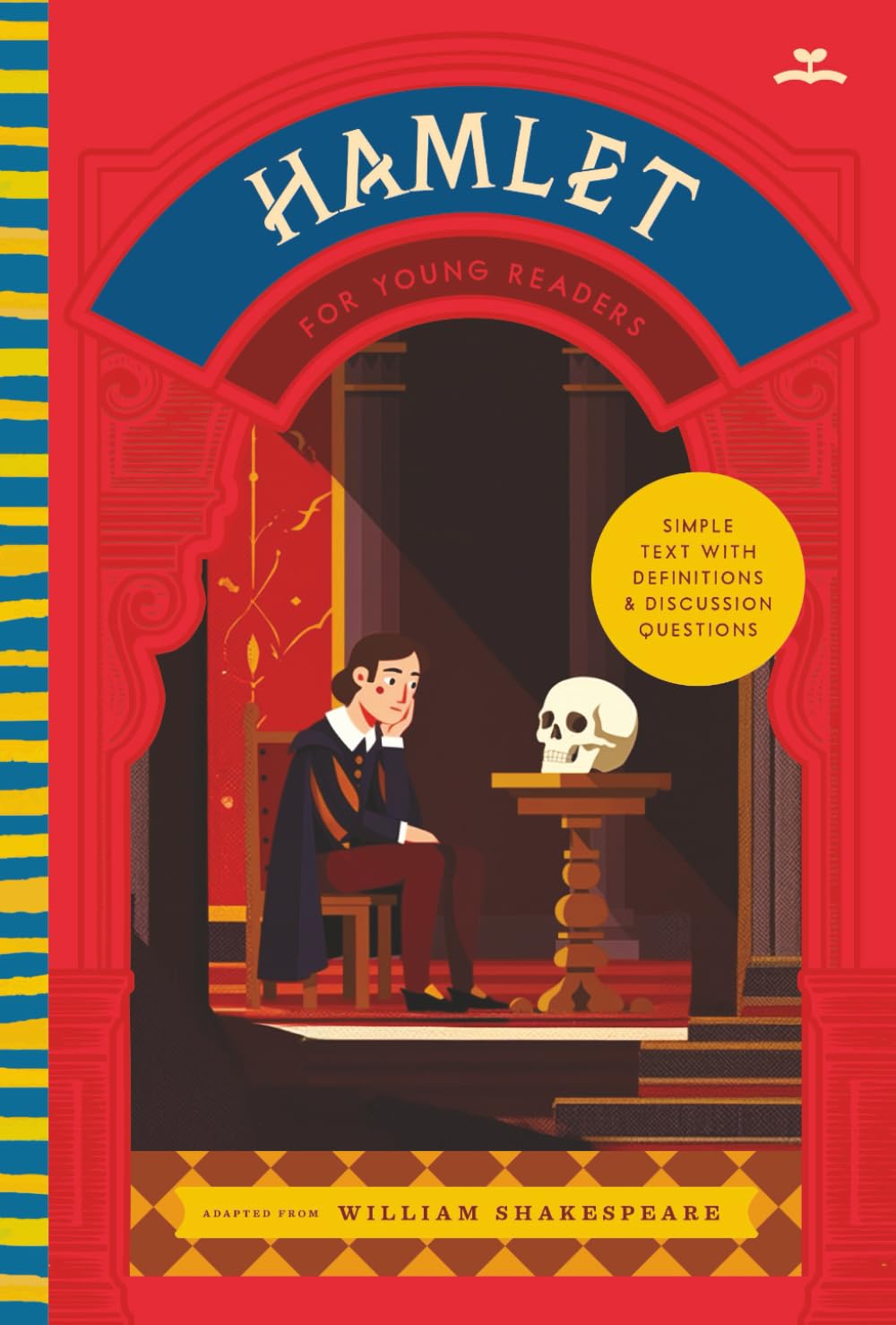 Hamlet for Young Readers: A Simplified Chapter Book Retelling for Kids 7-10 with Glossary, Cast of Characters, and Shakespeare Biography (Shakespeare for Kids Book) (Shakespeare for Young Readers)