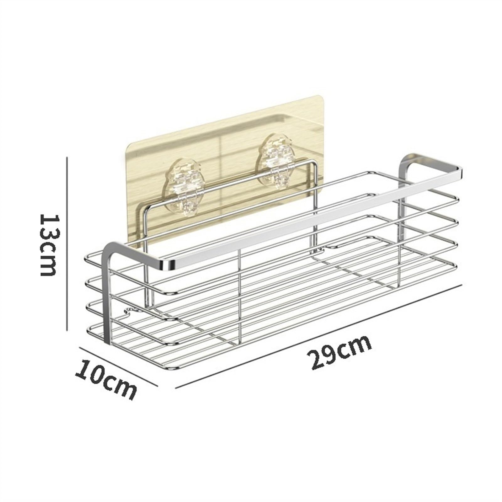Mensole Bagno Portaoggetti da doccia autoadesivo, organizer for doccia in acciaio inox spesso for l'interno della doccia, ripiani in metallo for doccia senza foratura for il bagno Portasapone Doccia(N