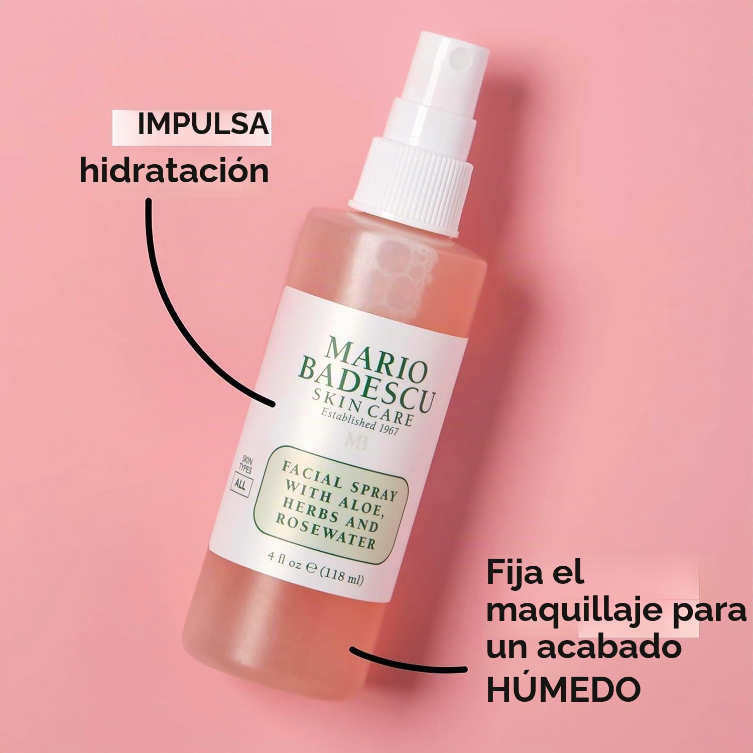 Mario Badescu Facial Spray with Rosewater & Facial Spray with Green Tea Duo